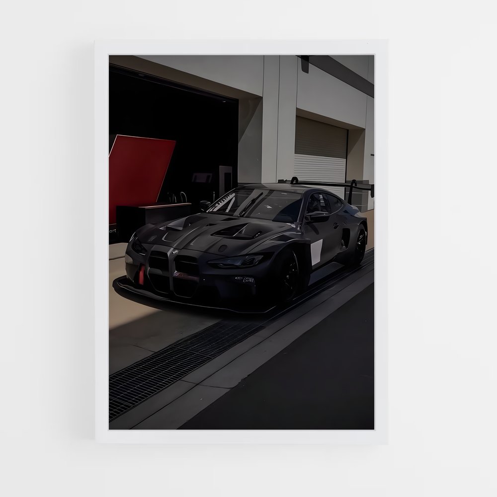 Poster M4 GTS Noir – affiche BMW (vue 3)